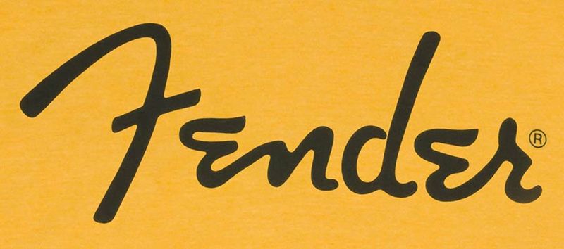 Fender  T-Shirts spaghetti logo, butterscotch, L
