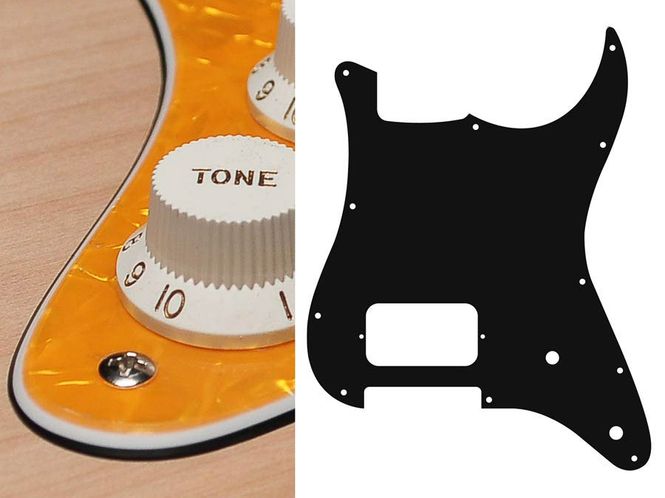 Hovedbilde Boston ST-344 Pickguard Strat - Pearl Yellow