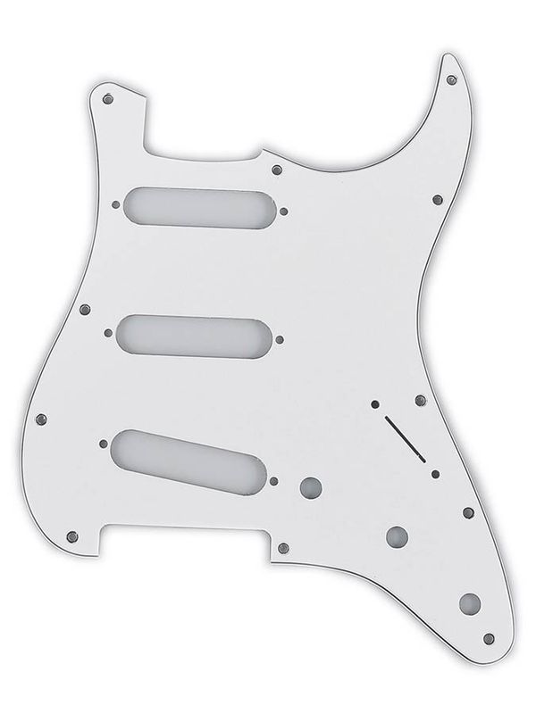 Fender GRP pickguard Strat®, SSS, 11 screw holes, 3