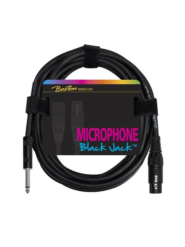 Boston Black Jack Microphone Cable XLR (f) - Tele 10.0