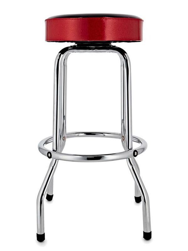 Fender  red sparkle logo barstool, black/red sparkle 30