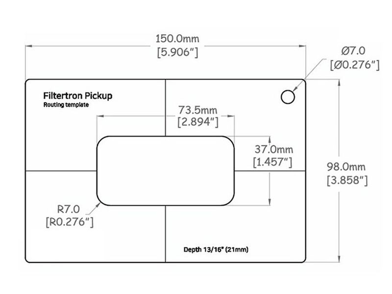 Boston ART-FT pickup routing template FT
