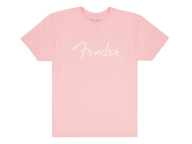 Hovedbilde Fender  T-Shirts spaghetti logo, shell pink, S