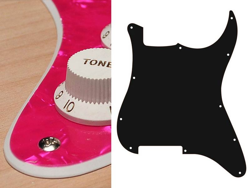 Boston ST-200 Pickguard Strat - Pearl Pink