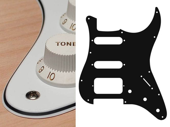 Hovedbilde Boston ST-323 Pickguard Strat - White