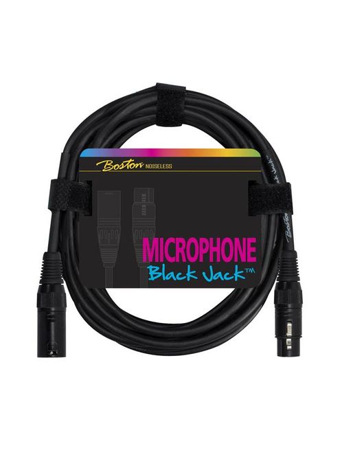 Hovedbilde Boston Black Jack Microphone Cable XLR (f) - XLR ...