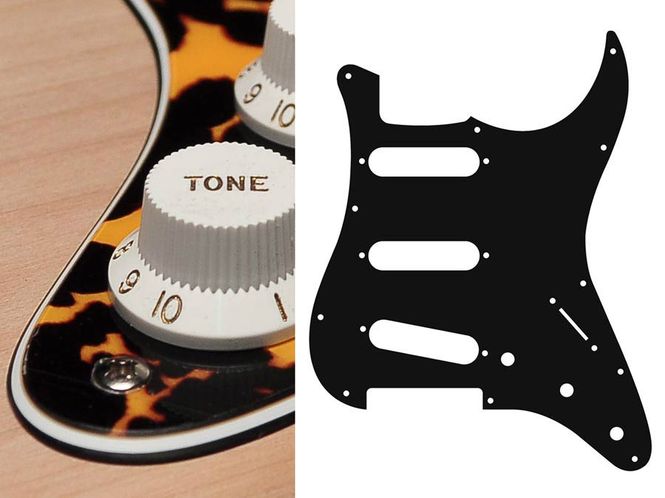 Hovedbilde Boston ST-313 Pickguard Strat - Wild Cat Yellow