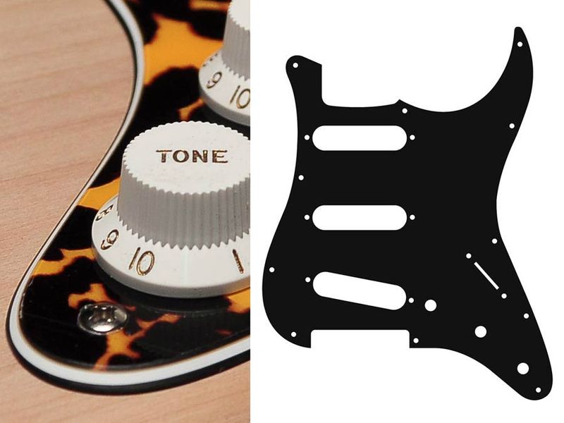 Boston ST-313 Pickguard Strat - Wild Cat Yellow