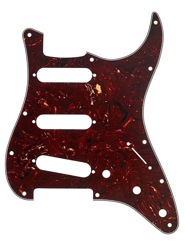 Fender GRP pickguard Strat®, SSS, 11 screw holes, 4