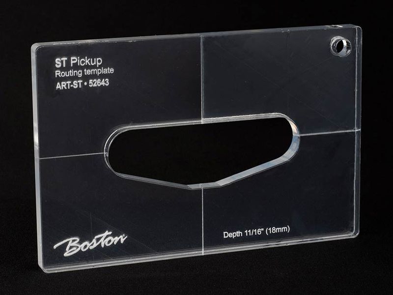 Boston ART-ST pickup routing template ST