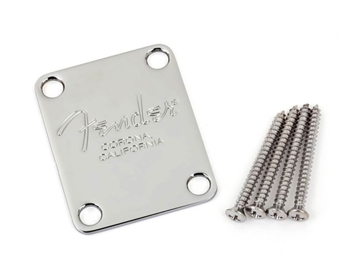 Fender  neck plate American Series, for bass, Fe