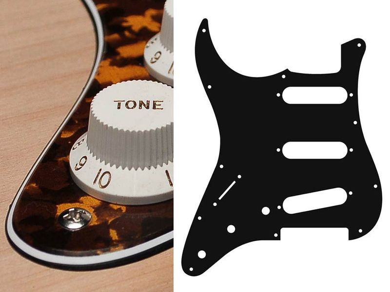 Boston SL-313 Pickguard Strat - Tiger Yellow (Lefthand)