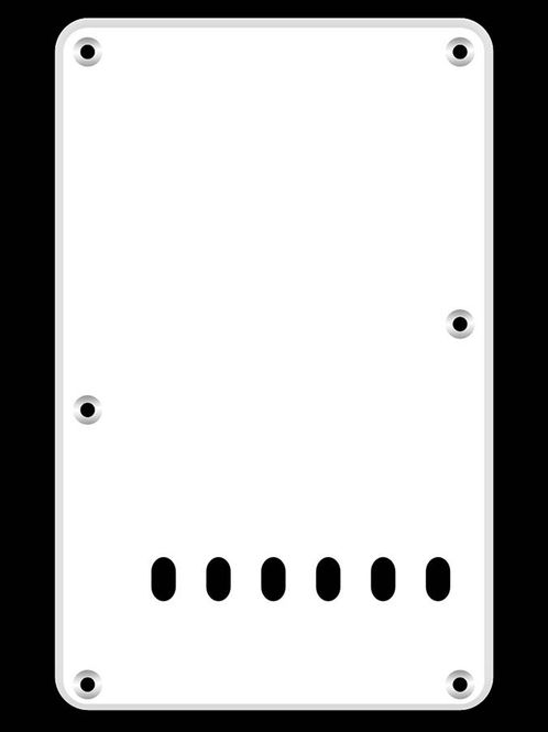 Hovedbilde Boston BP-113 Strat Back Plate - White