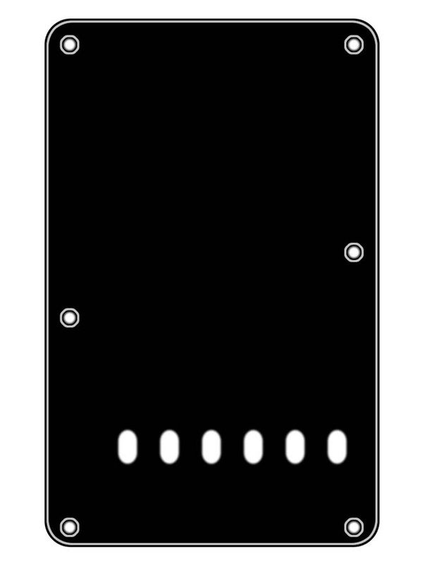 Boston BP-313 Strat Back Plate - Black