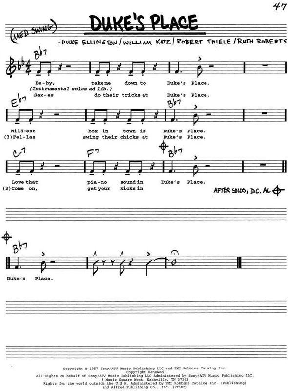 The Real Vocal Book - Volume I