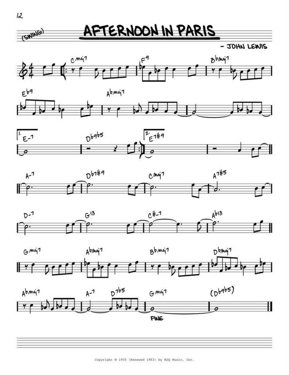 The Reharmonized Real Book - Vol. 1: C Instruments