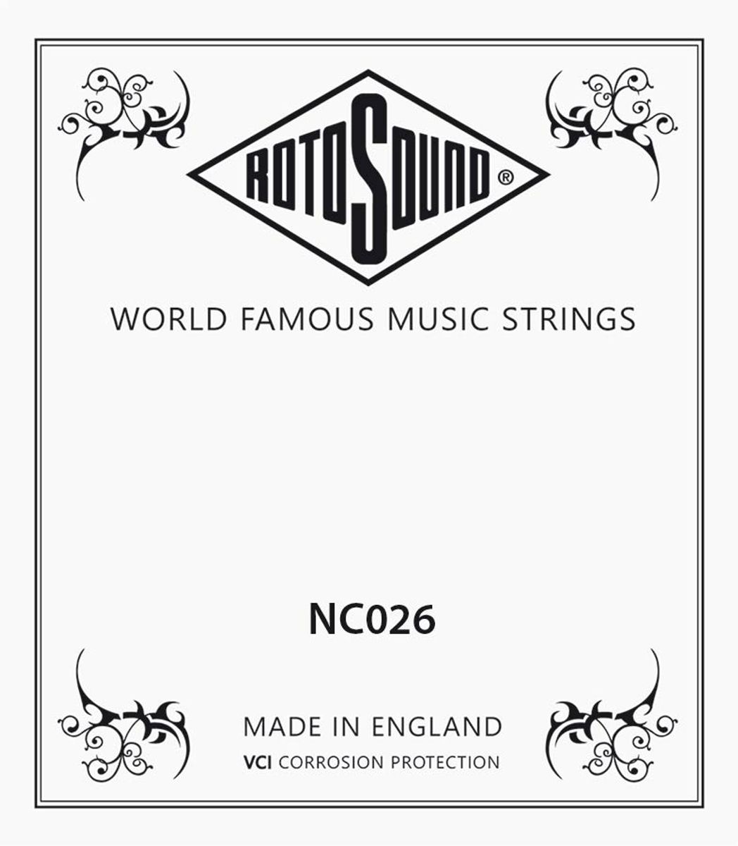 Rotosound NC026 Single String - Nickel Wound