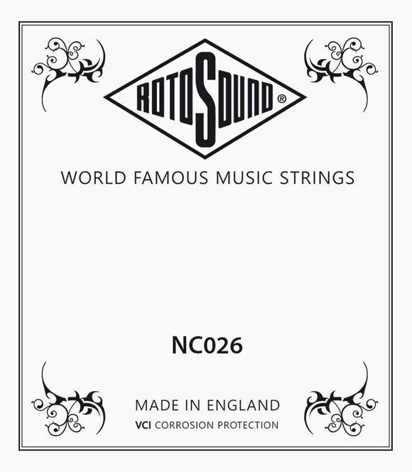 Hovedbilde Rotosound NC026 Single String - Nickel Wound