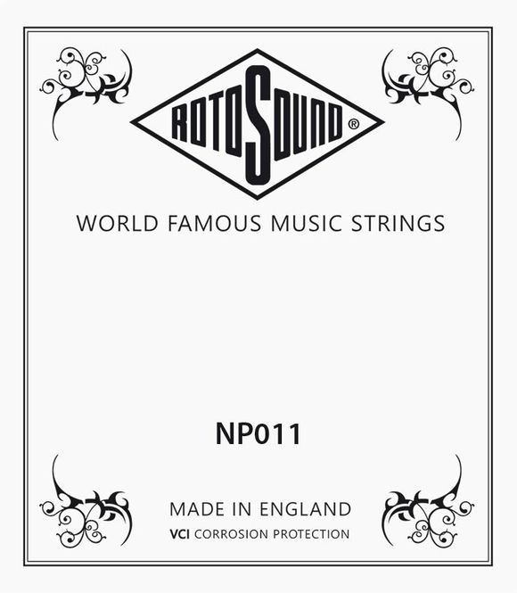 Hovedbilde Rotosound NP011 Single String - Plain Steel