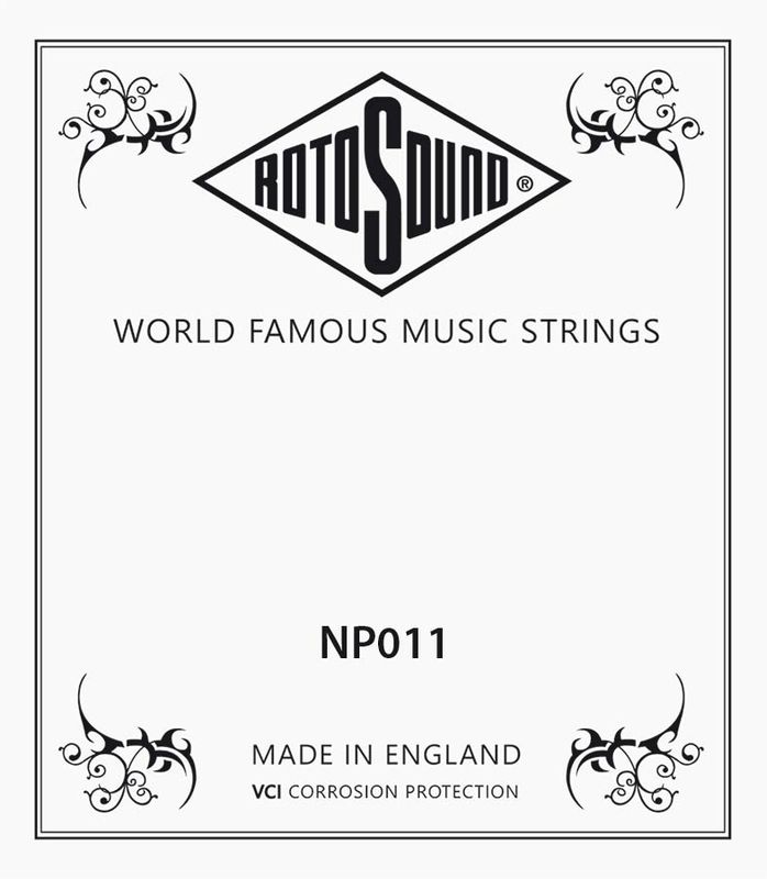 Rotosound NP011 Single String - Plain Steel