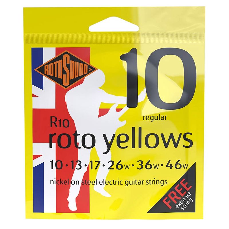 Rotosound R10 Roto Yellows - Regular 10-46