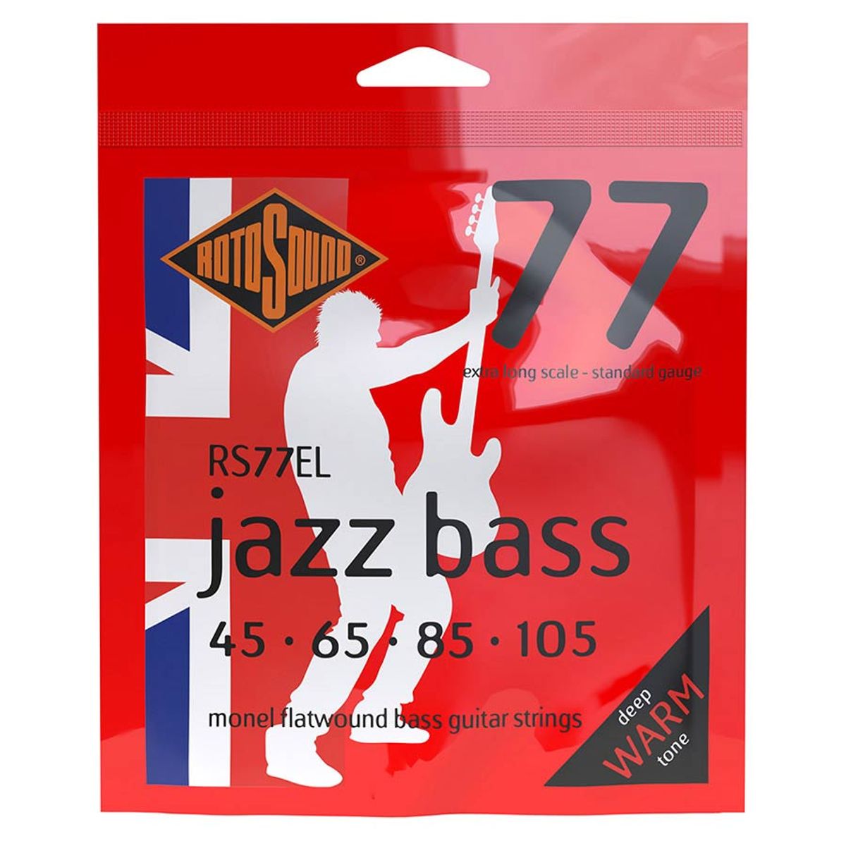 Rotosound RS77EL Jazz Bass Flat Wound - Extra Long Scale 45-105