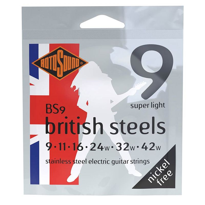 Rotosound BS9 British Steels - Super Light 9-42