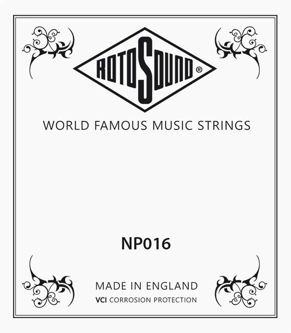 Hovedbilde Rotosound NP016 Single String - Plain Steel