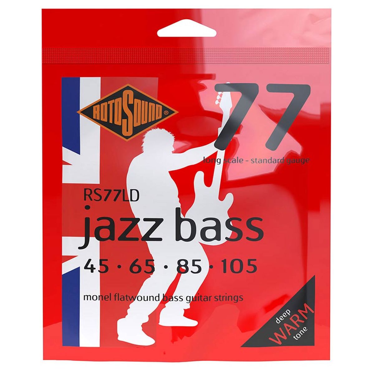 Rotosound RS77LD Jazz Bass Flat Wound - Standard 45-105