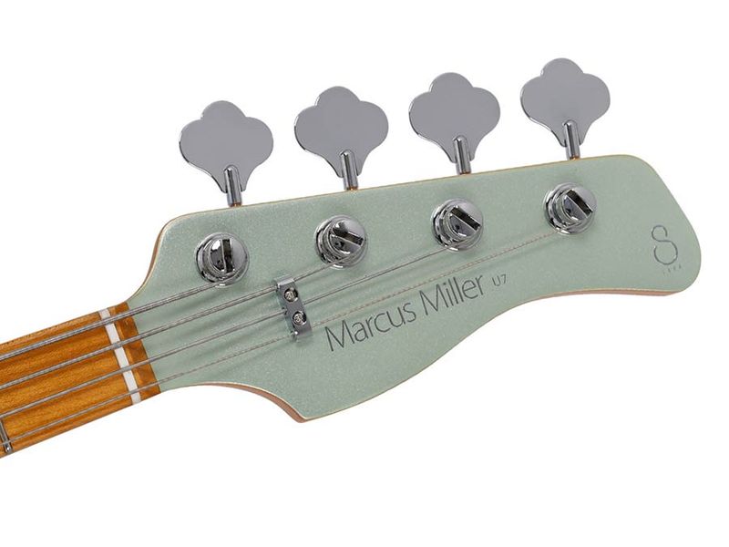 Sire U Series Marcus Miller alder 4-string active bass guitar, surf green metallic
