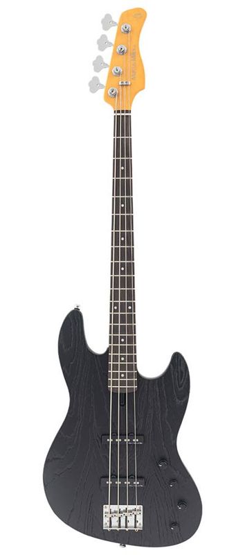 Sire V6 4/BK mahogany+ash top 4-string active bass guitar black