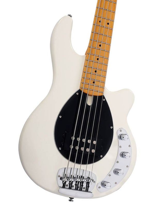 Sire Z Series Marcus Miller mahogany 5-string active bass guitar, antique white