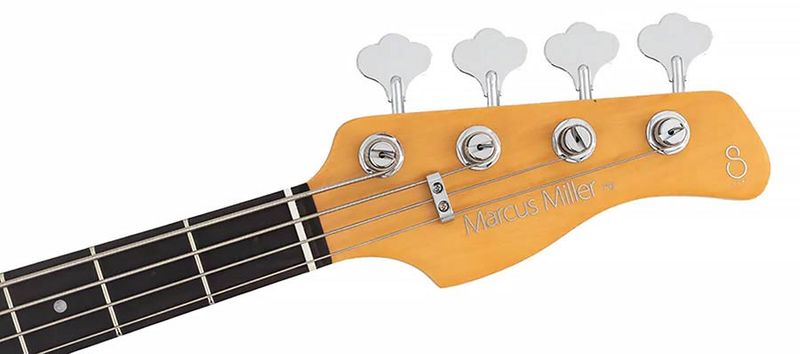 Sire P6 4/CAR mahogany+ash top 4-string active bass guitar candy apple red