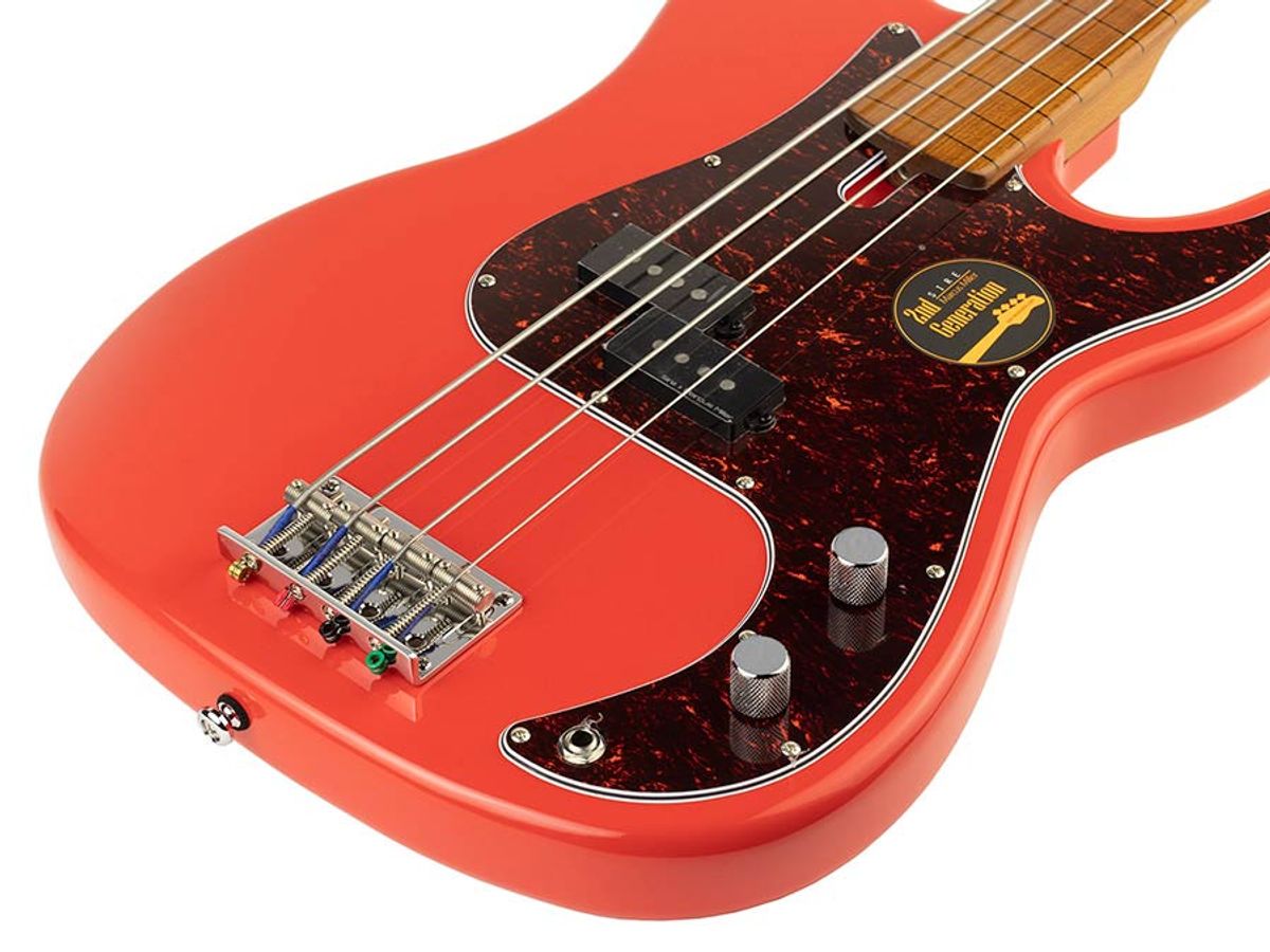 Sire P5 Series Marcus Miller Fretless Alder 4-string Passive Bass Guitar Dakota Red
