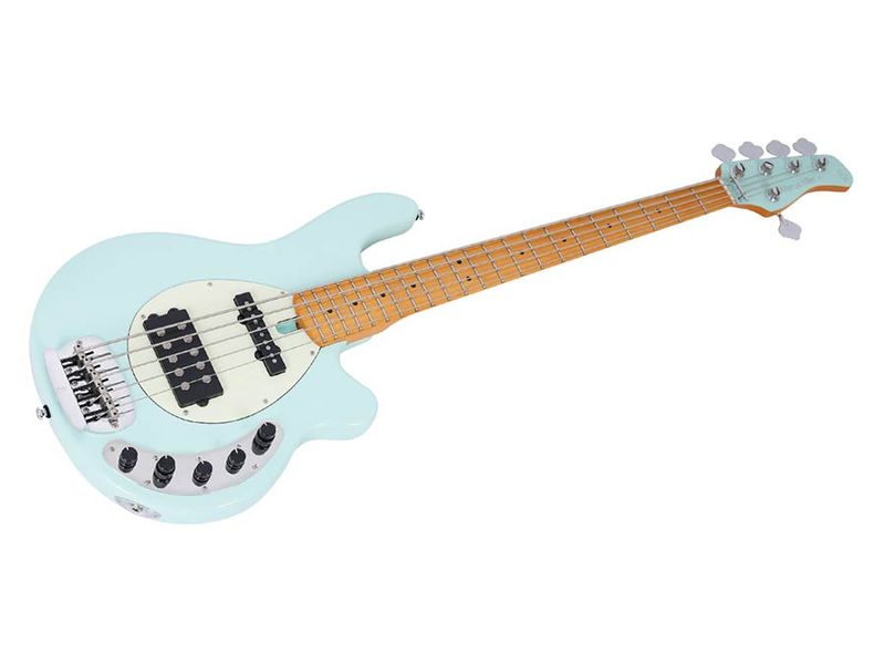 Sire Z Series Marcus Miller mahogany 5-string active bass guitar, mint green