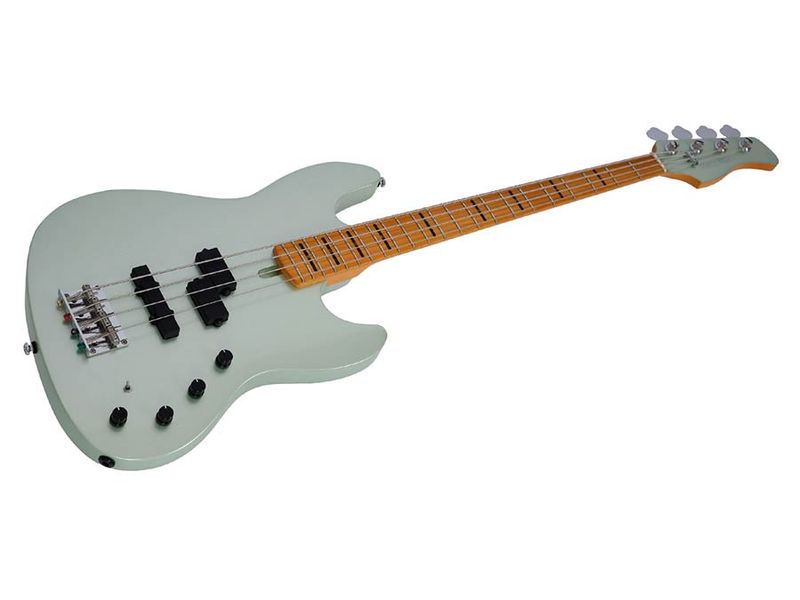 Sire U Series Marcus Miller alder 4-string active bass guitar, surf green metallic