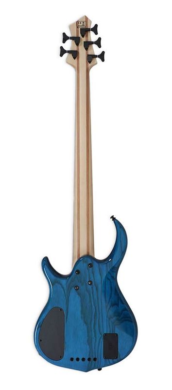 Sire M5 Series Marcus Miller Swamp Ash 5-string Bass Guitar Transparent Blue