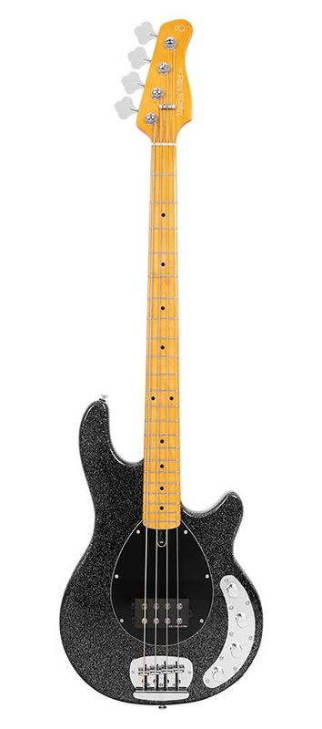 Sire Z Series Marcus Miller mahogany 4-string active bass guitar, sparkle black