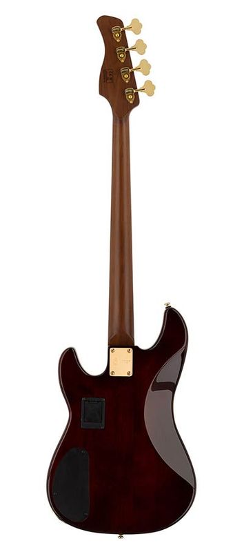 Sire P10 Series Marcus Miller swamp ash + flamed maple 4-string active bass guitar tobacco sunburst, with hard case
