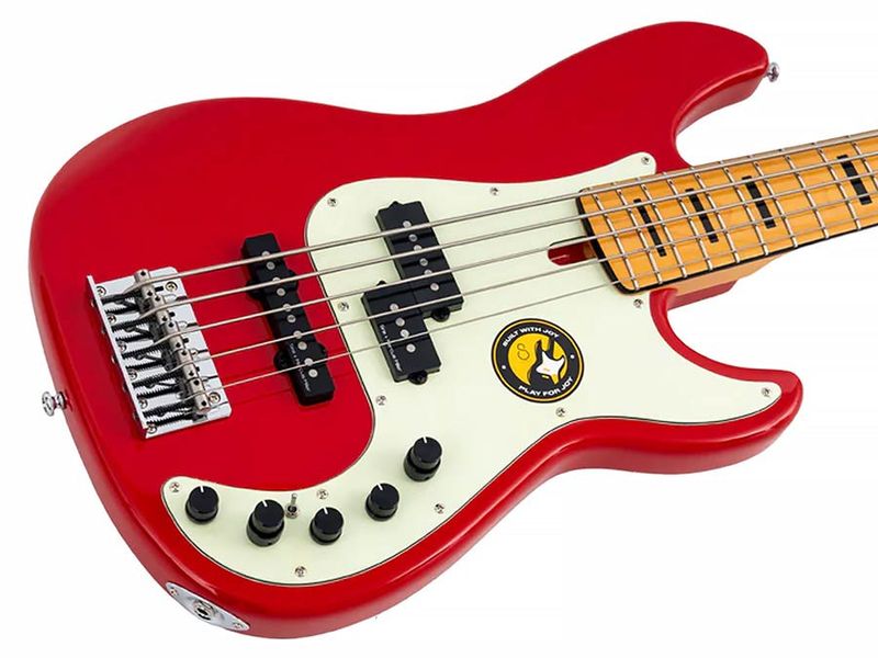 Sire P7+ A5/DRD alder 5-string active bass guitar dakota red fra Sire ...