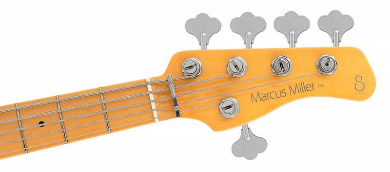 Sire P6 5/SGM mahogany+ash top 5-string active bass guitar surf green metallic