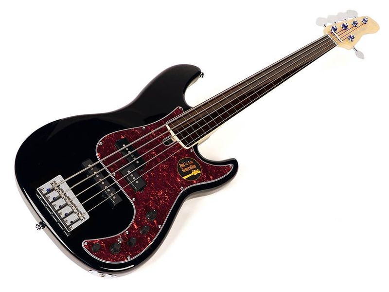 Sire P7 2nd Gen Series Marcus Miller fretless Alder 5-string Bass Guitar Black
