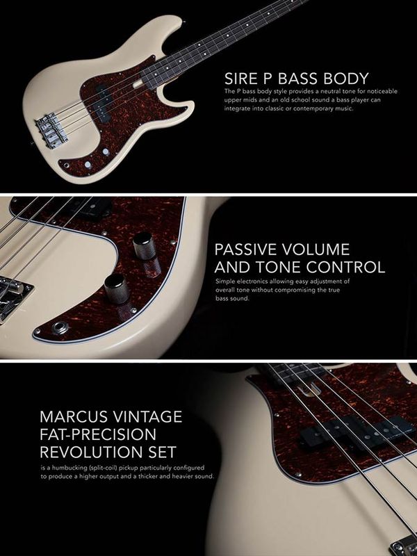 Sire P5 Series Marcus Miller Alder 5-string Passive Bass Guitar Natural