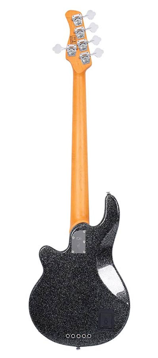 Sire Z Series Marcus Miller mahogany 5-string active bass guitar, sparkle black