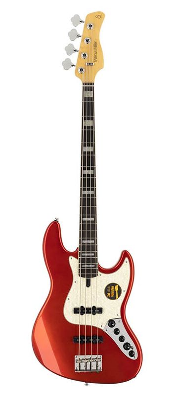 Sire V7 2nd Gen Series Marcus Miller Alder 4-string Bass Guitar Bright Metallic Red