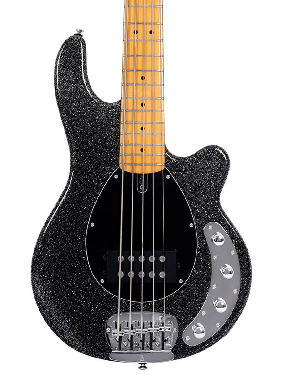 Sire Z Series Marcus Miller mahogany 5-string active bass guitar, sparkle black
