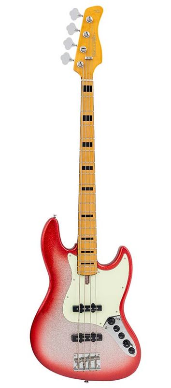 Sire V7+ A4/RDS alder 4-string active bass guitar red sparkle