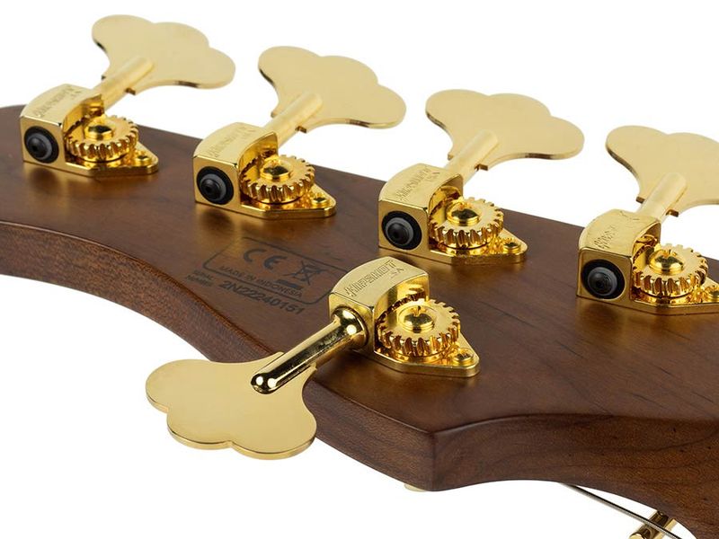 Sire P10 Series Marcus Miller swamp ash + flamed maple 5-string active bass guitar natural, with hard case