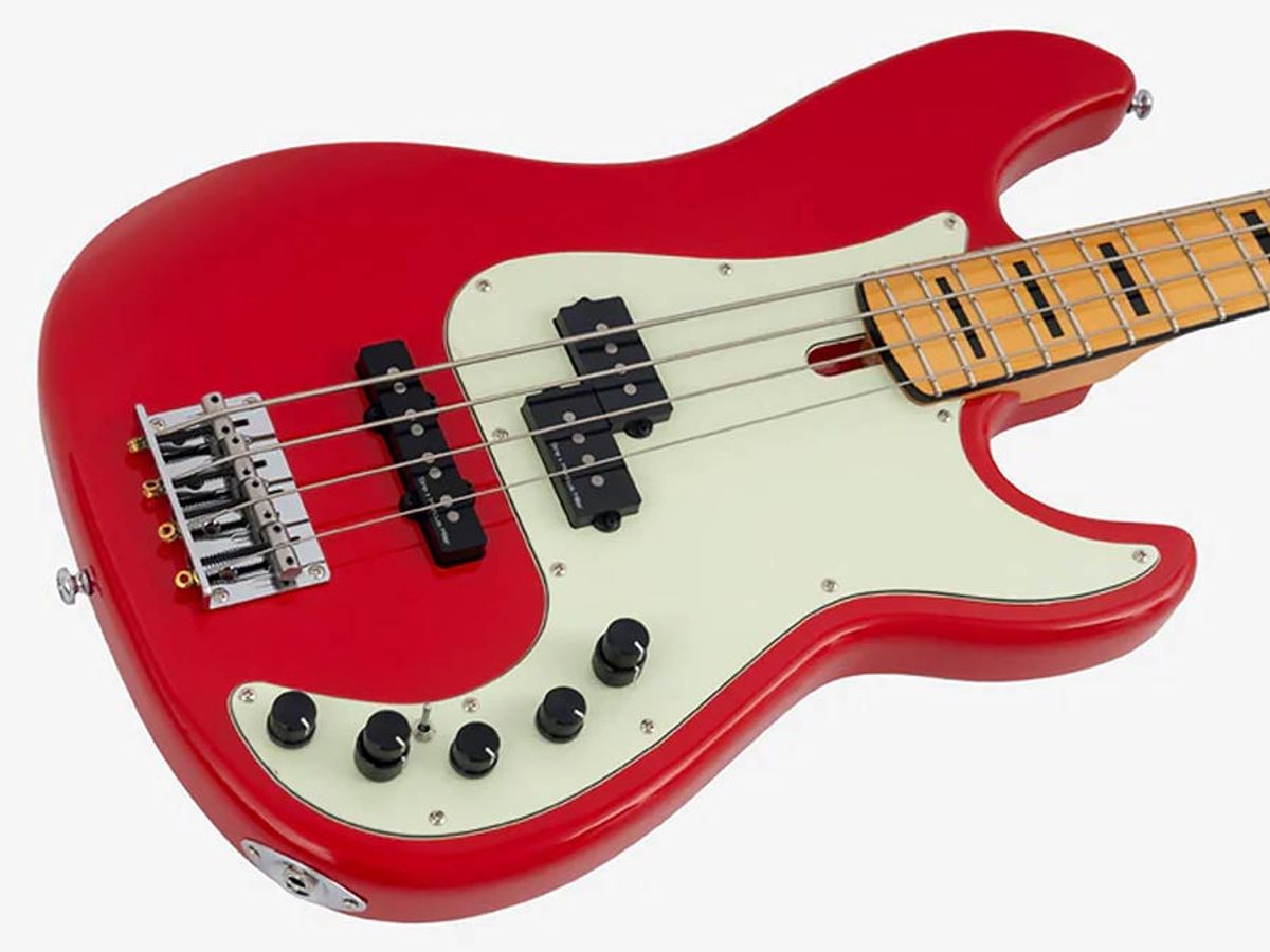 Sire P7+ A4/DRD alder 4-string active bass guitar dakota red