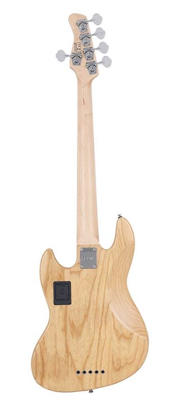 Sire V7 Series Marcus Miller swamp ash reissue 5-string active bass guitar, natural satin